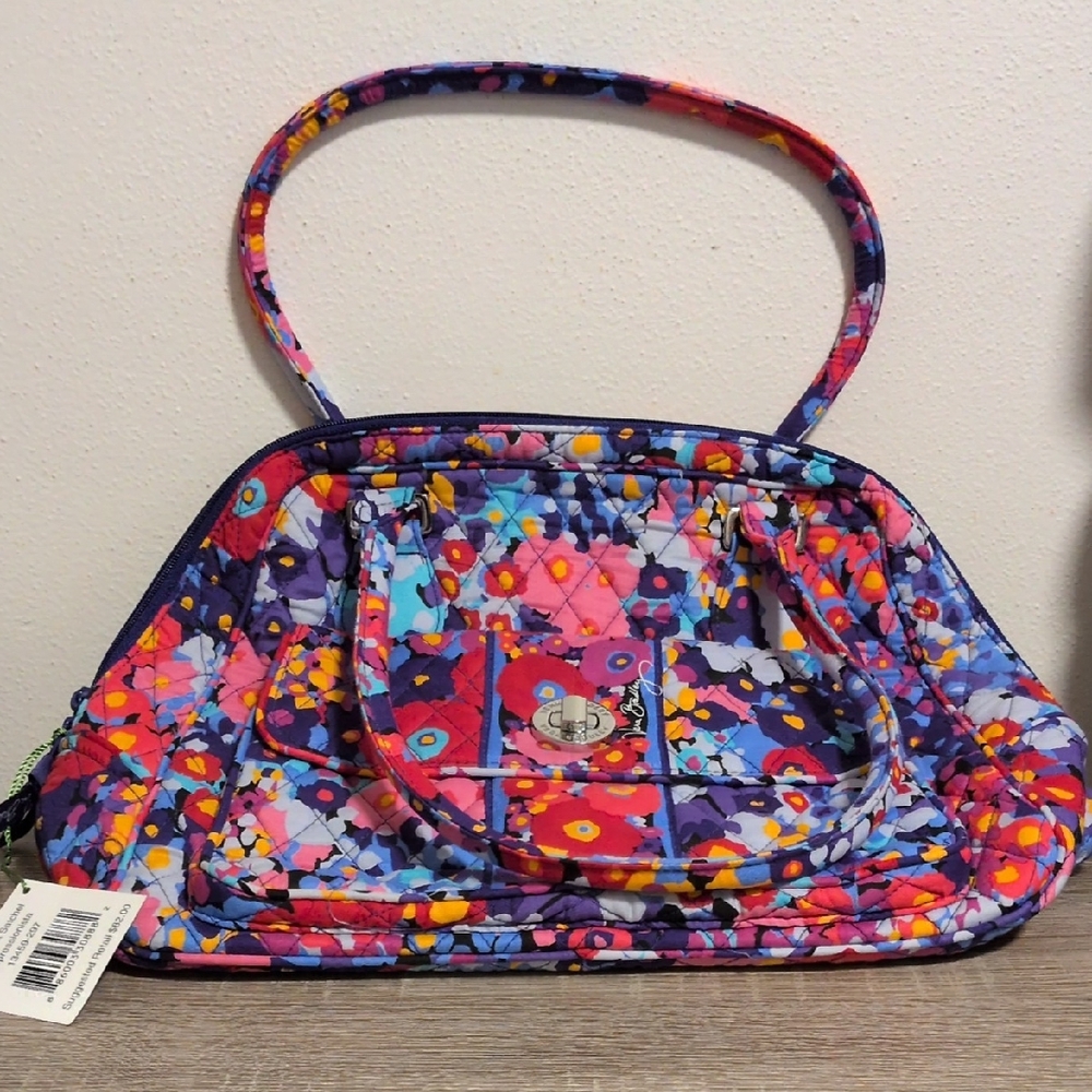 Vera Bradley Turn Lock Satchel Impressionista Women's Bag